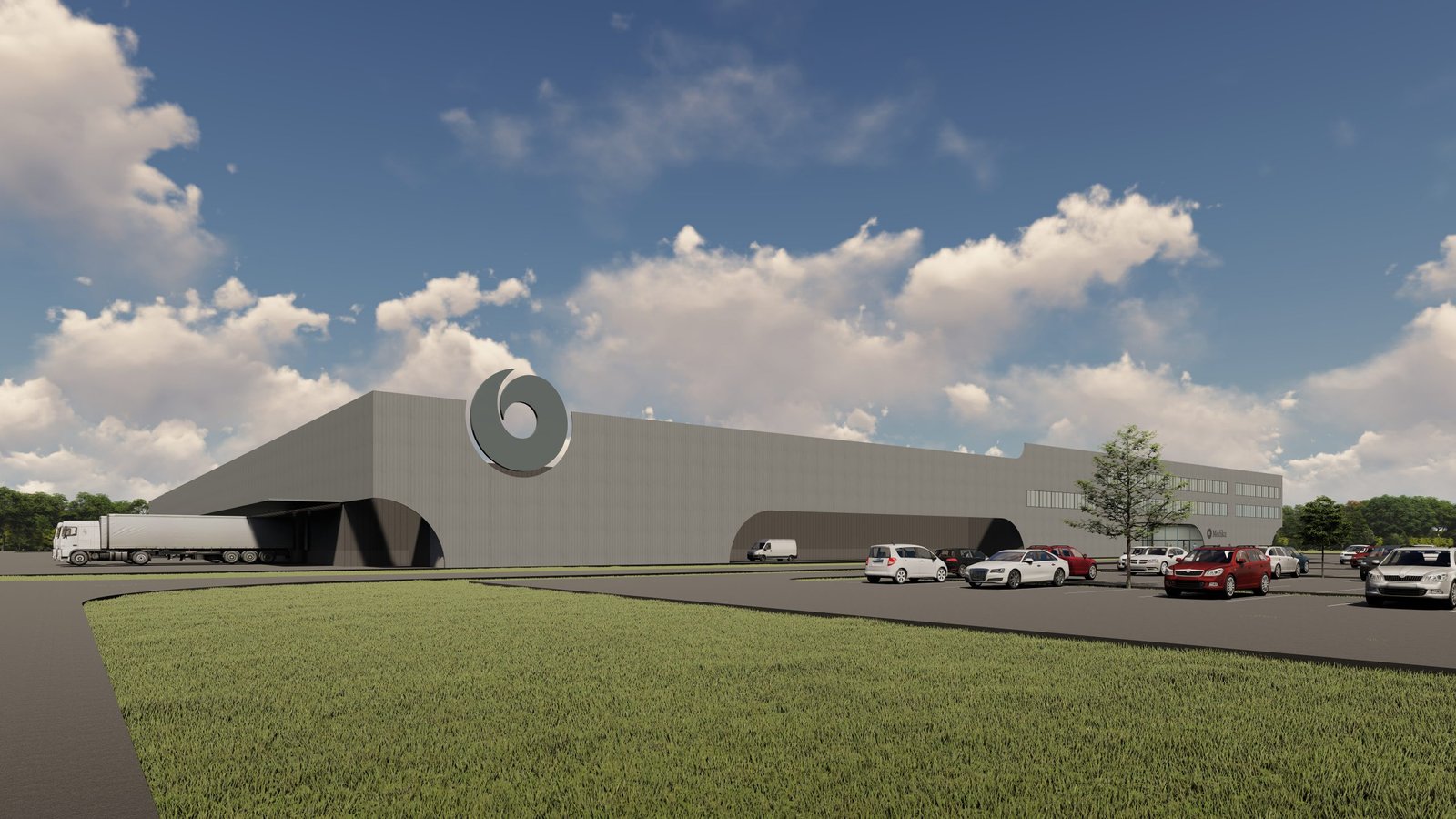 medika, logisticki centar, distribucijski centar, ldc, logistički distributivni centar, žitnjak, zagreb, hrvatska, upi2m, arhitektura, idejno rješenje, logistic distribution center