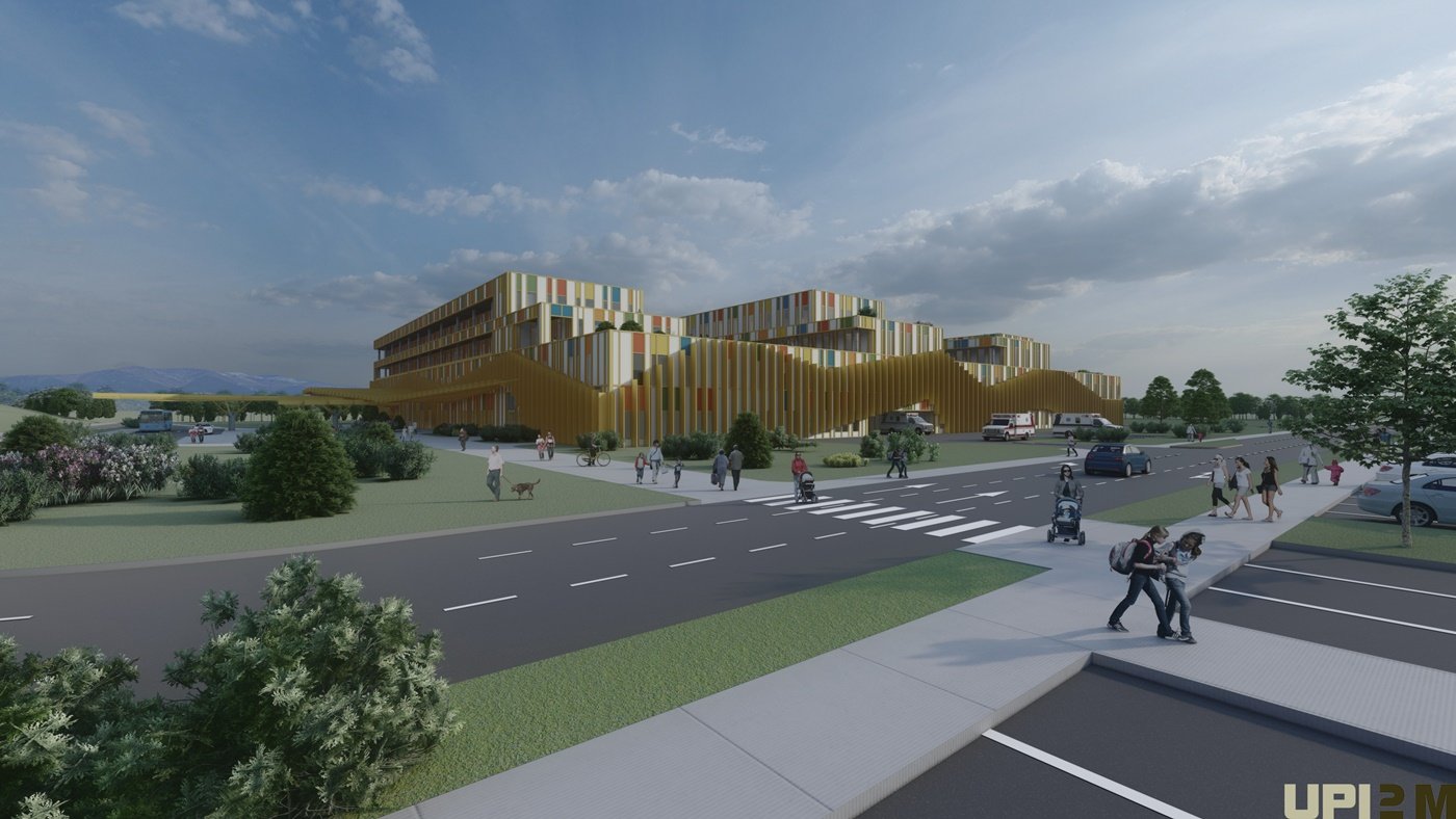 nacionalna dječja bolnica, NDB, nacionalna dječja bolnica zagreb, nacionalna bolnica, dječja bolnica, zagreb, upi-2m, upi2m, arhitektura, architecture, national kids hospital zagreb